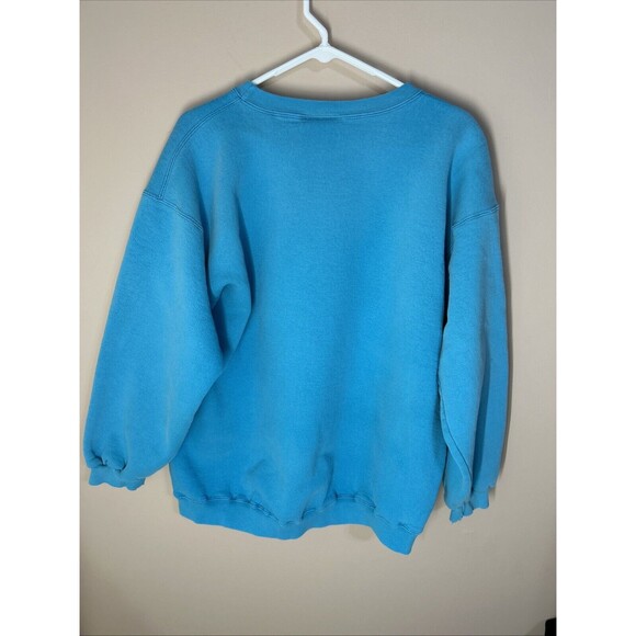 Vtg 90s Adidas Crewneck Pullover Sweatshirt Mens XL Red Embroidered Big Logo USA - Picture 9 of 12